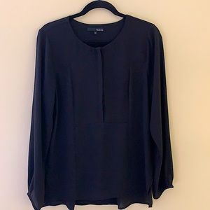 Black Long Sleeve  Blouse